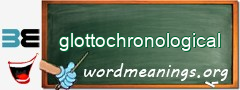 WordMeaning blackboard for glottochronological